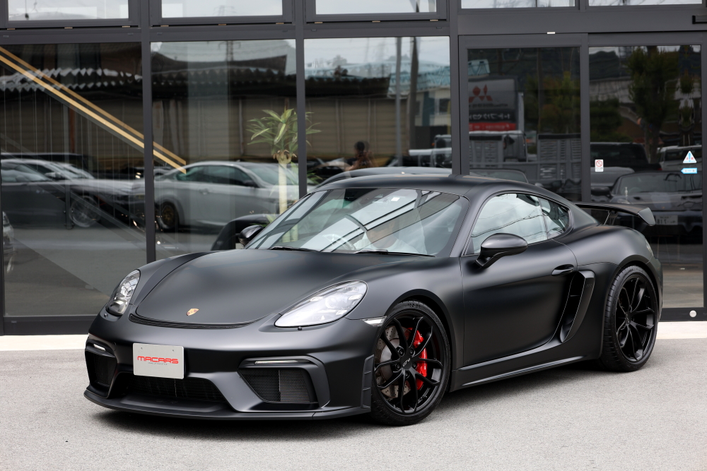 Porsche 718/Cayman GT4 PDK(マットブラック仕様） & ご成約！！